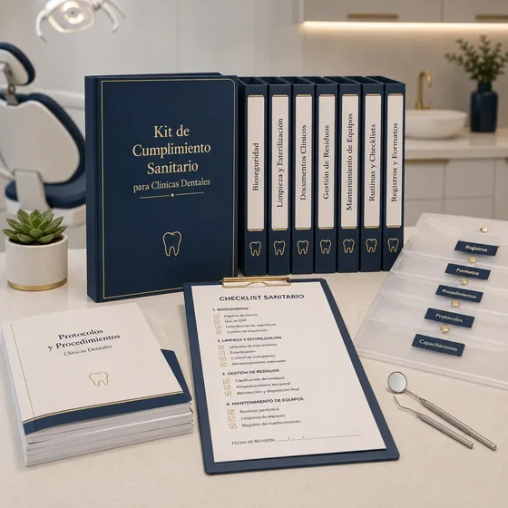 Kit de Cumplimiento Sanitario para Clínicas Dentales — todos los módulos
